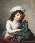 Elizabeth Louise Vigee Le Brun Mademoiselle Brongniart France oil painting artist